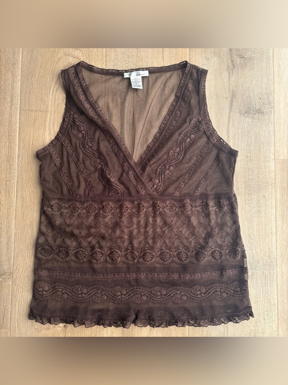 Vintage WDNY Sheer Whimsygoth Blouse